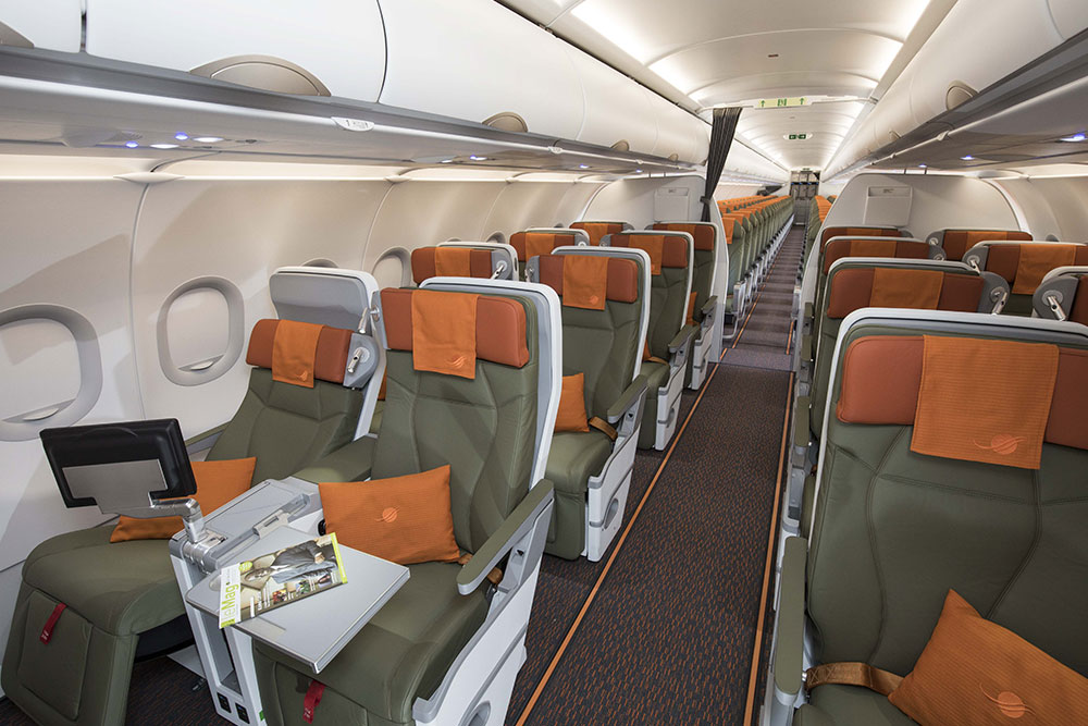 Cabine business des Airbus A320